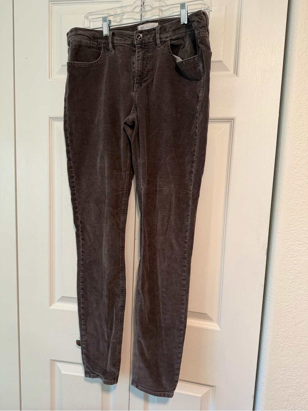 MADEWELL Corduroy Pants in Taupe/Grey